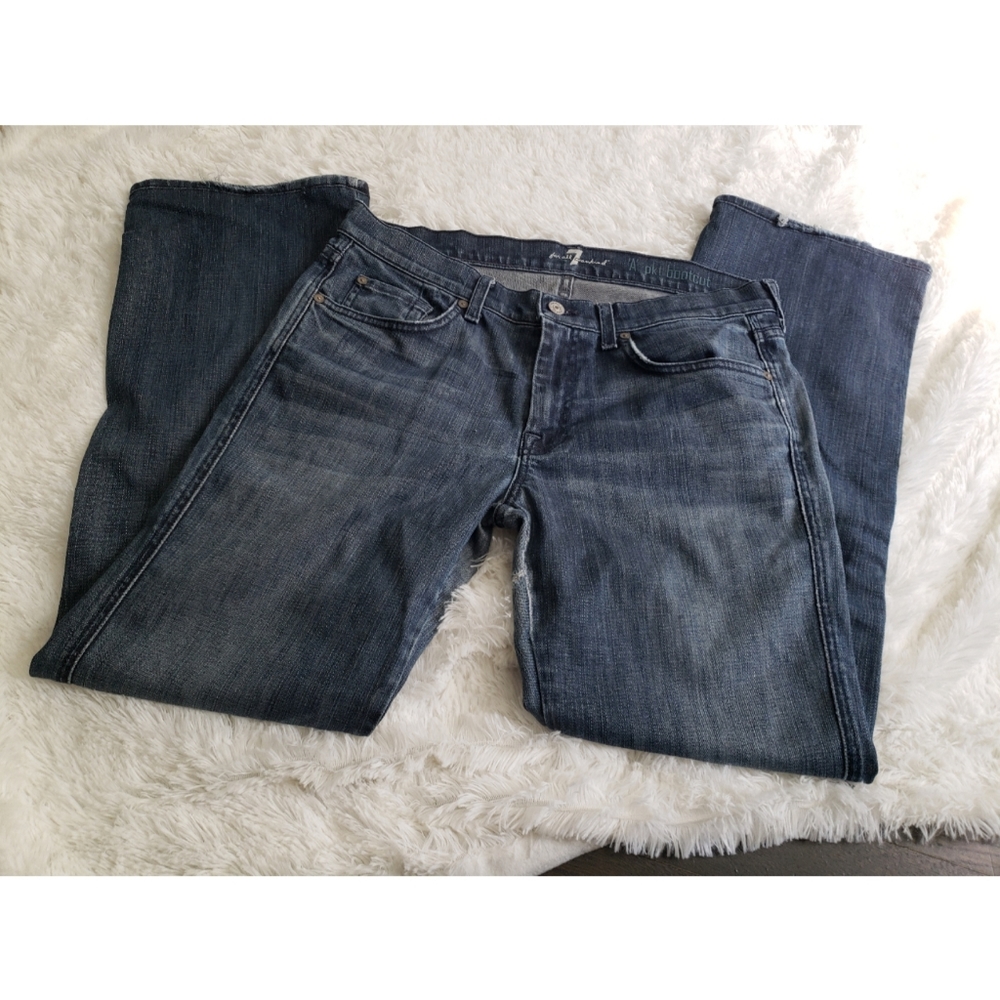 7 For All Mankind Women's Boot Cut Jeans - Indigo